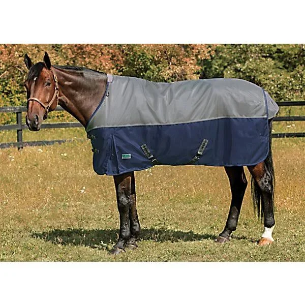 Northwind Blankets by Rider&s International Plus Detach-A-Neck Heavyweight Horse Blanket - 240149000000, Charcoal/Navy
