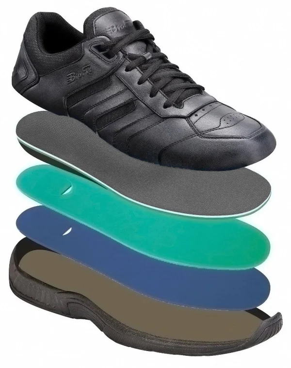 OrthoFeet Whitney Biofit Women's Shoe - Black 11.5 Extra Wide