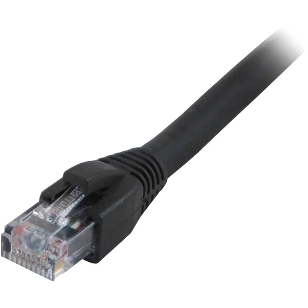 Comprehensive Pro AV It Cat6 Heavy Duty Snagless Patch Cable Black 100ft