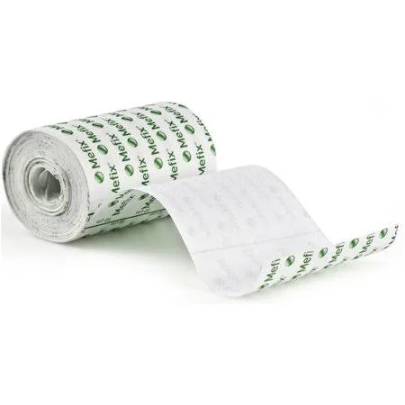 Mefix Dressing Retention Tape, Skin Friendly Nonwoven 1 inch x 11 Yard White NonSterile, Molnlycke, 310299 - Case of 40, Size: O