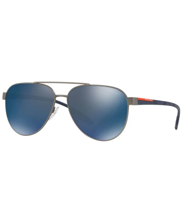 Prada Linea Rossa PS 54TS DG1387 Gunmetal Rubber