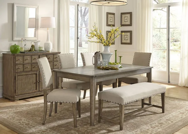 Liberty Furniture Weatherford Rectangular Leg Dining Table - 645-T3872