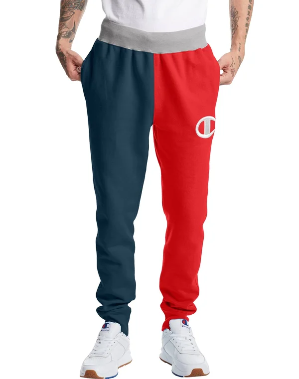 Champion Life Men's REVERSE Weave Colorblock Jogger
