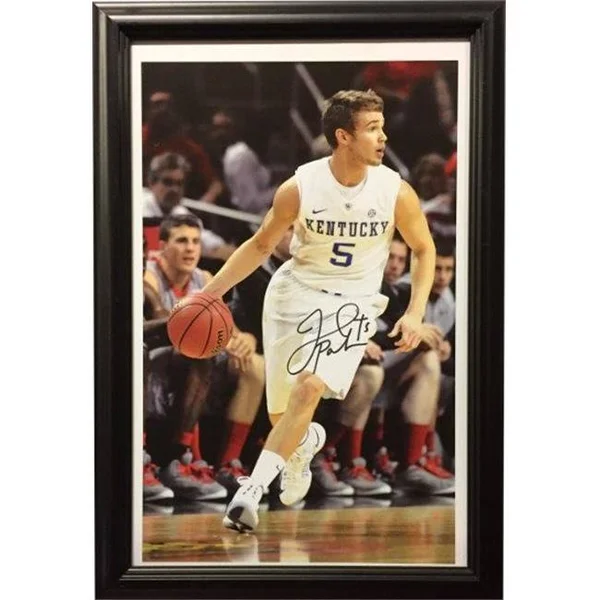 RDB Holdings & Consulting CTBL-021916 Jarrod Polson Signed Kentucky Wildcats 11 x 17 in. Photo Custom Framed NO. 5 Minor Din