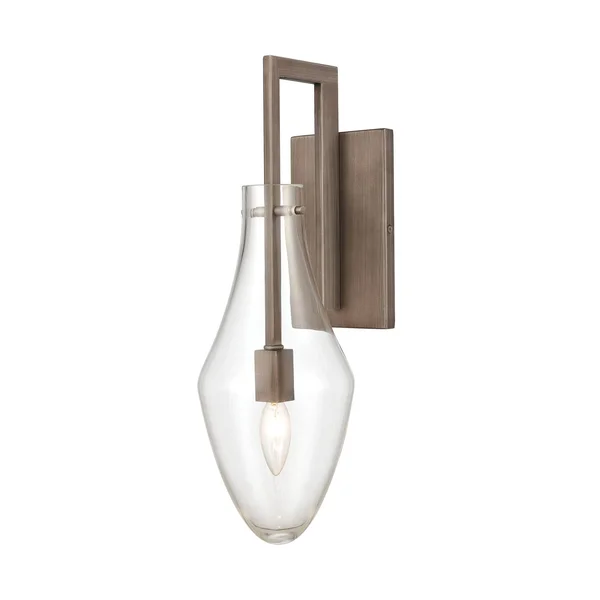 Elk Culmination 1-Light Sconce - Weathered Zinc - 12290/1