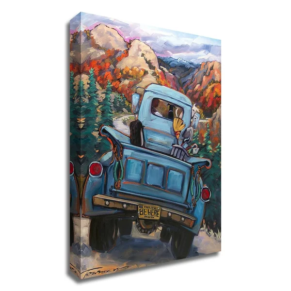 32x22 x 24x22 Be Here Now by CR Townsend Print on Canvas