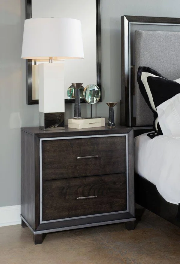 Legacy Furniture Counter Point Satin Smoke Night Stand