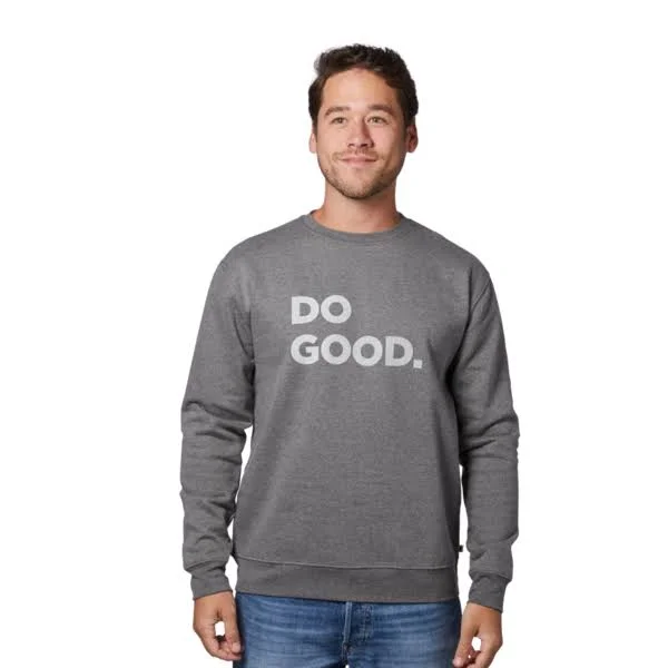 Cotopaxi Do Good Crew Sweatshirt - Men's Heather Grey, XL