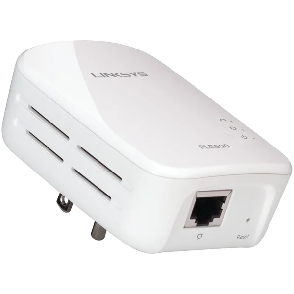 Linksys PowerLine PLEK500 Bridge - 500 Mbps - Gigabit Ethernet - 2 Pack