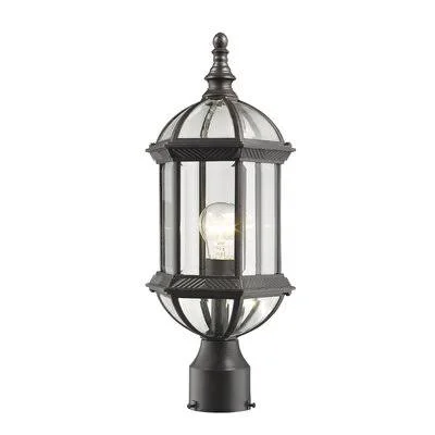 Polson 1-Light Post Light Andover Mills Finish: Rust