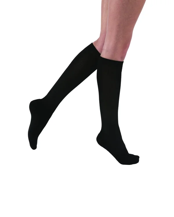 Jobst Activewear 30-40 mmHg Knee High, X-Large, Steel Gray