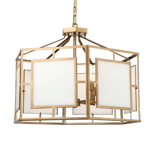 Crystorama Hillcrest 6 Light Chandelier - Vibrant Gold - HIL-996-VG
