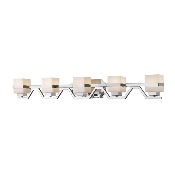 Z-Lite 1915-5V-CH-LED Chrome Ascend 5 Light Vanity Light