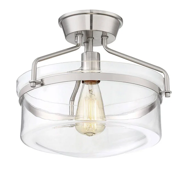 Trade Winds Gardner Ceiling Light in Brushed Nickel