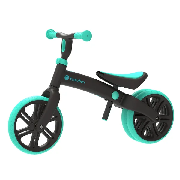 Yvolution Y Velo Toddler Balance Bike, No-Pedal Balance Bike Teal