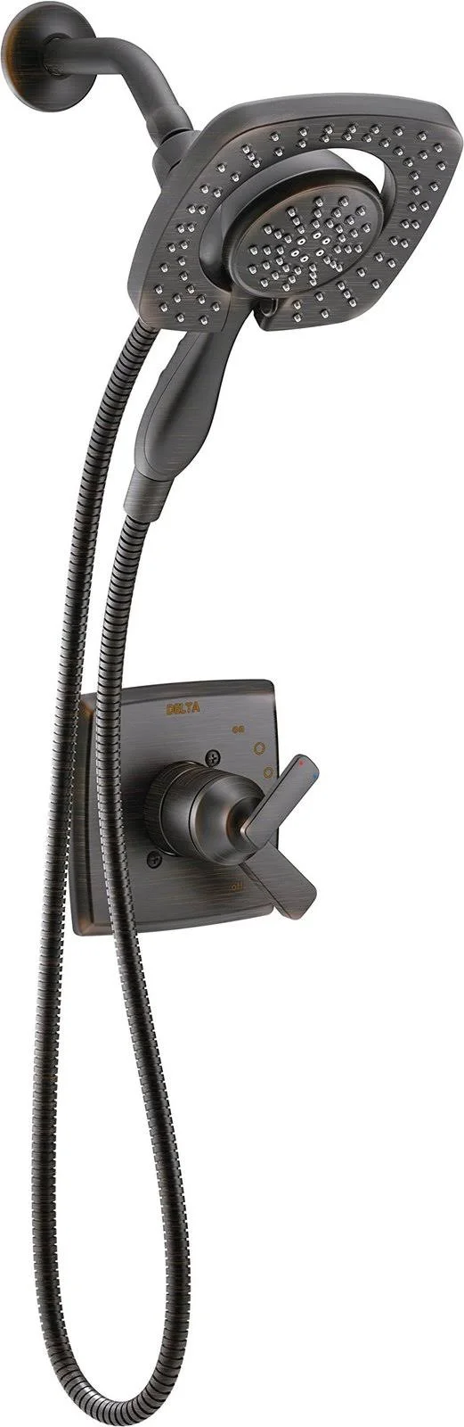 Delta Faucet Ashlyn 17 Series Dual-Function Shower Trim Kit with 2-Spray