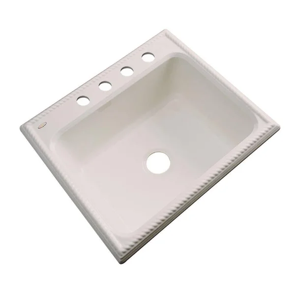 Thermocast Wentworth Drop-In Acrylic 25 in. 4-Hole Single Bowl Kitchen Sink in Desert Bloom 27461