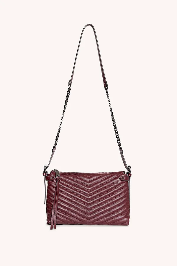 Rebecca Minkoff Edie Top Crossbody Bag in Red