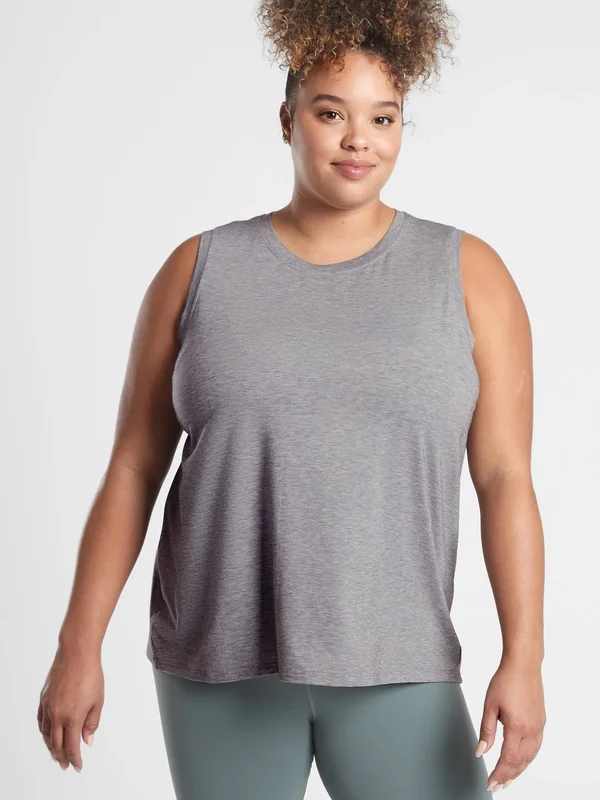 Athleta Women's Vital Tank 2.0 Essence Grey Heather Size M