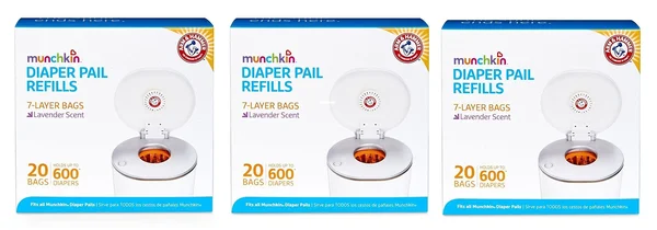 Arm & Hammer Diaper Pail Refill Bags - 60 Count