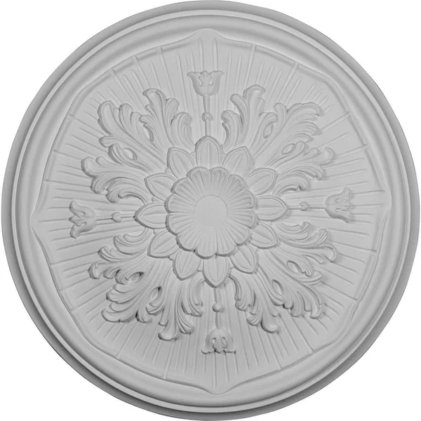 15 3/4x22OD x 5/8x22P Luton Ceiling Medallion (Fits Canopies Up to 1 1/8x22), Hand-Painted Gobi Desert Crackle