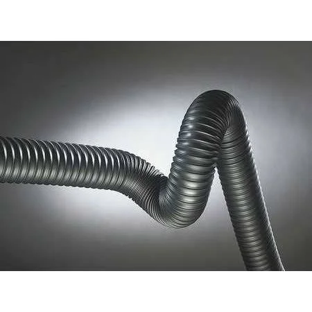 Hi Tech DuraVent - 0658-0200-0001 - Industrial Ducting Hose, Hose Inside Dia. 2 in, Hose Length 25 ft, Hose Color Black, 31 PSI