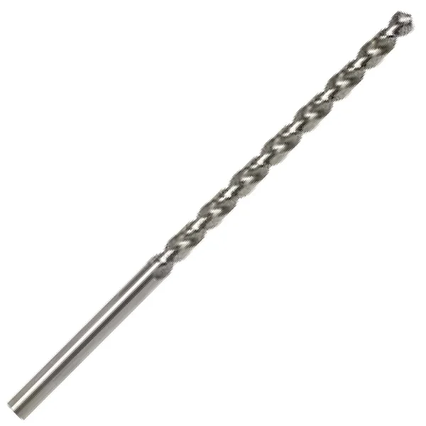GUHRING #13 Parabolic Flute Cobalt Taper Length Drill Bit - Bright Finish, 82mm Flute Length, 126mm OAL, Four Facet, Split Point