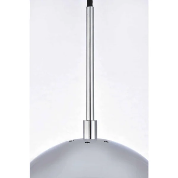 Elegant LD6089C Eclipse 7 Lights Chrome Pendant with Clear Glass