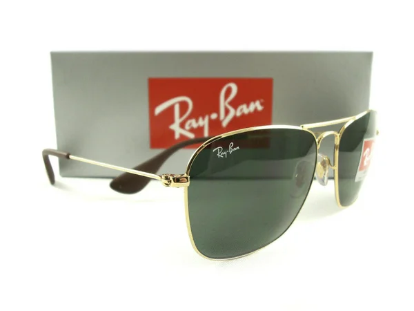 Ray Ban Unisex Sunglasses - Gold