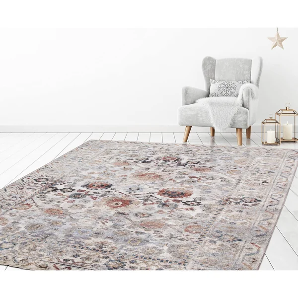 Concord Global Pandora Collection Cassandra Area Rug - 3&3x22x4&7x22 - Ivory