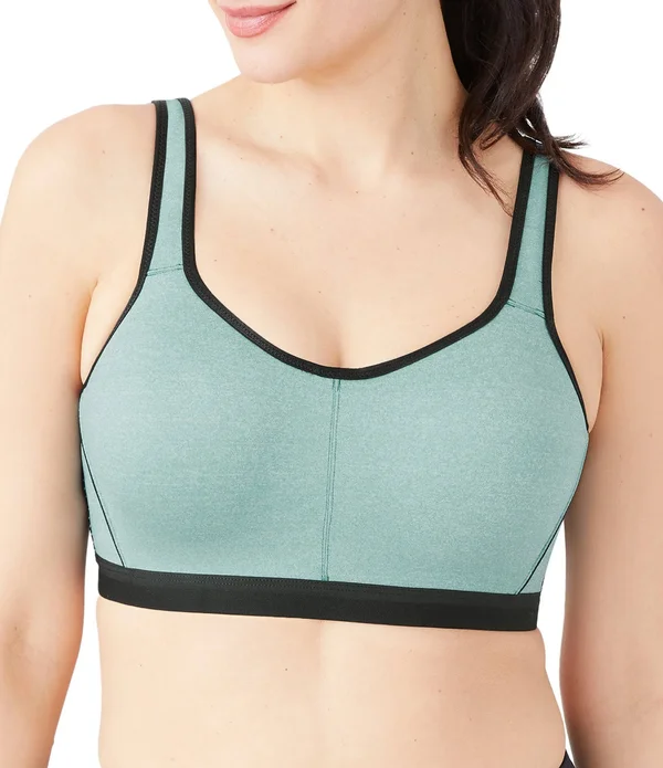 Wacoal Underwire Sports Bra, Womens, 38C, Storm