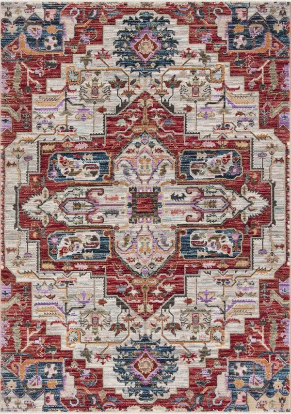 Safavieh Nirvana NVA132C Creme/Red 8' x 10' Area Rug