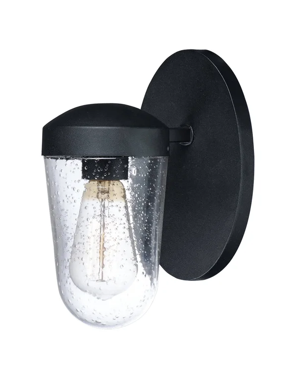 Maxim Lighting-30011CDBK-Lido - One Light Outdoor Wall Mount Black