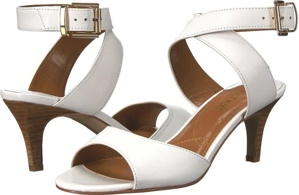 J. Renee Women's Soncino Ankle Strap Sandal, Size: 9, White
