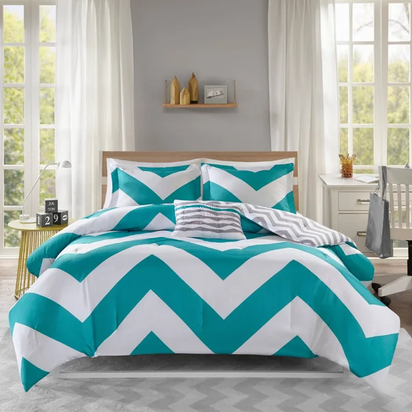 Mi-Zone Libra Comforter Set - Blue, King