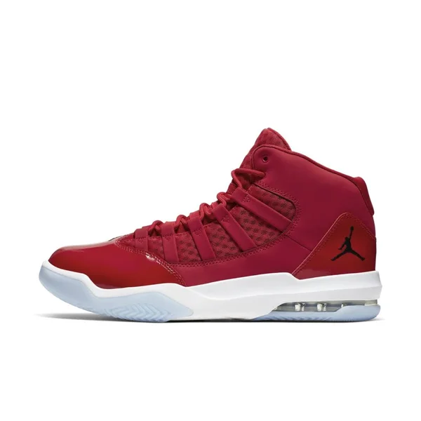 Jordan Max Aura - Mens Casual Basketball Shoes - Gym Red/Black/White - Size 11.0
