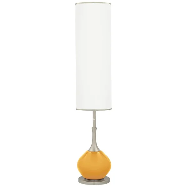 Color + Plus Marigold Jule Modern Floor Lamp, Orange