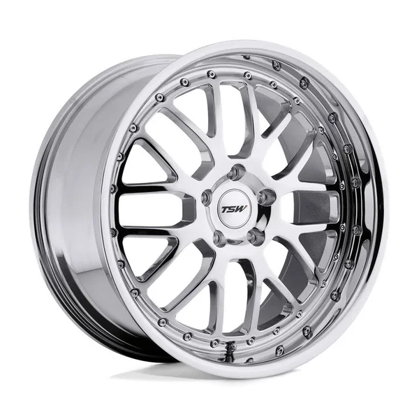 TSW Valencia 19x8 5x112 +45mm Chrome Wheel Rim