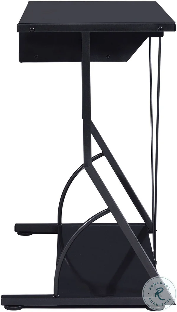 Coaster - Workstation - rectangular - black