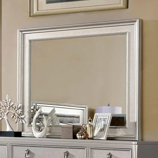 Furniture of America Ariston Silver Mirror
