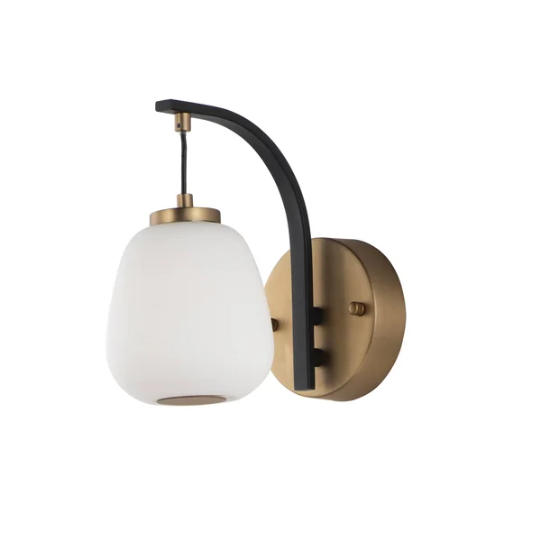 ET2 E25060-92BKGLD Soji Wall Sconce 1-Light LED 5 Watts - Black/Gold