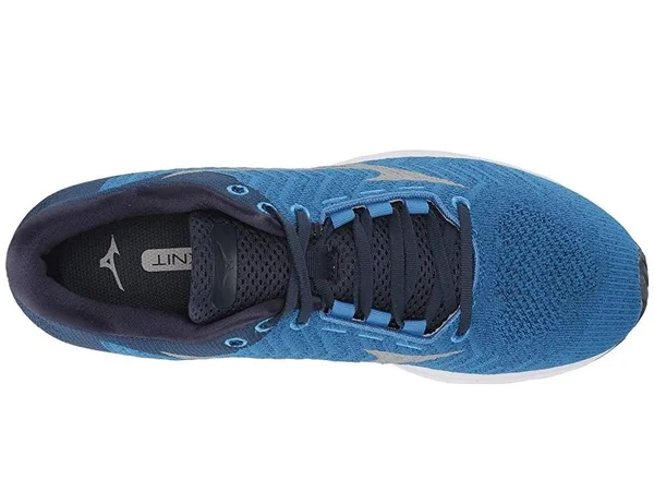Men's Mizuno Rider Waveknit 3 Running Shoe, Size: 7 Wide, Blue