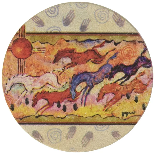 Thirstystone Drink Coaster Set - Happy to Be Alive