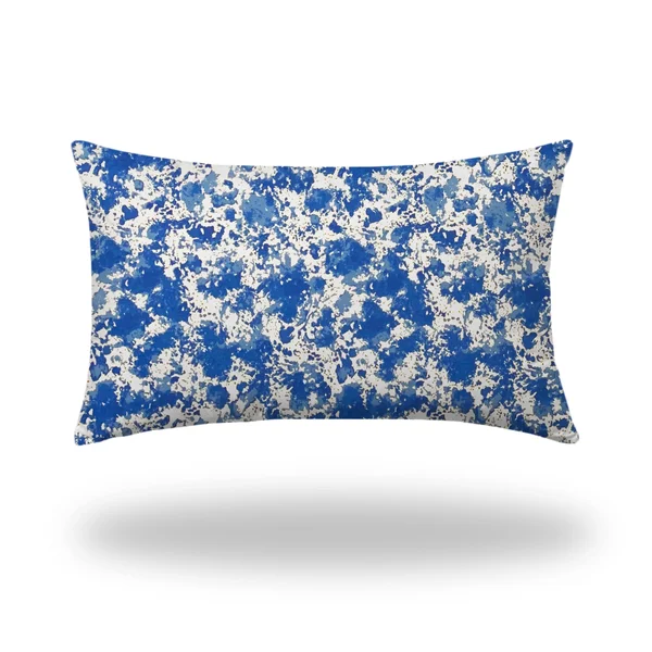 Joita Sandy Indoor Outdoor Soft Royal Pillow Envelope Cover with Insert 16x26 - JOVE2100520B