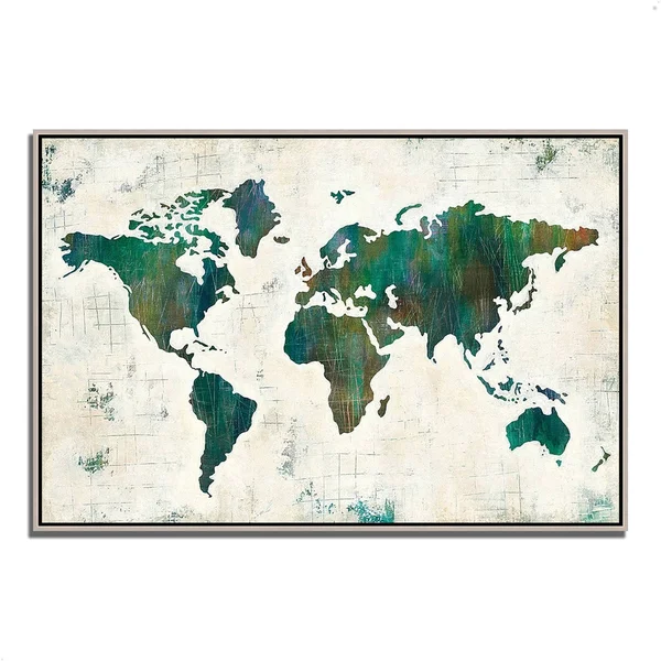 32x22 x 47x22 Discover The World by Melissa Averinos Fine Art Giclee Print