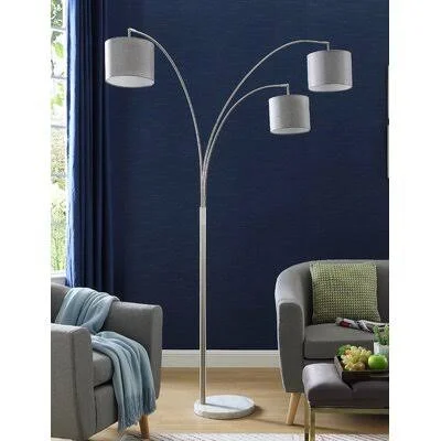 Aymeric 81&& Tree Floor Lamp Wrought Studio Finish: Gray