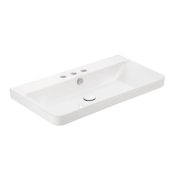 WS Bath Collections Luxury 80 31 3/4 inch Wall Mount or Vessel Bathroom Sink