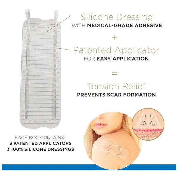 Embrace Scar Treatment - Silicone Sheets for New Scars with Active Scar Defense