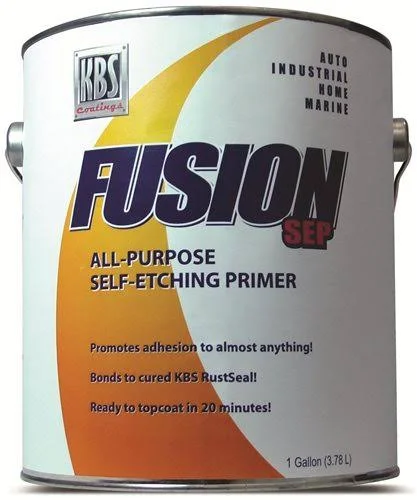 Silver/Gray Flat Primer - KBS Fusion Self-Etch Primer, 7600