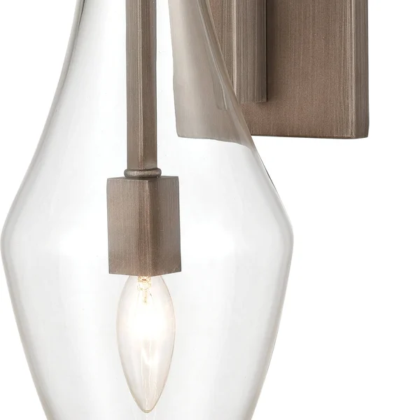 Elk Culmination 1-Light Sconce - Weathered Zinc - 12290/1